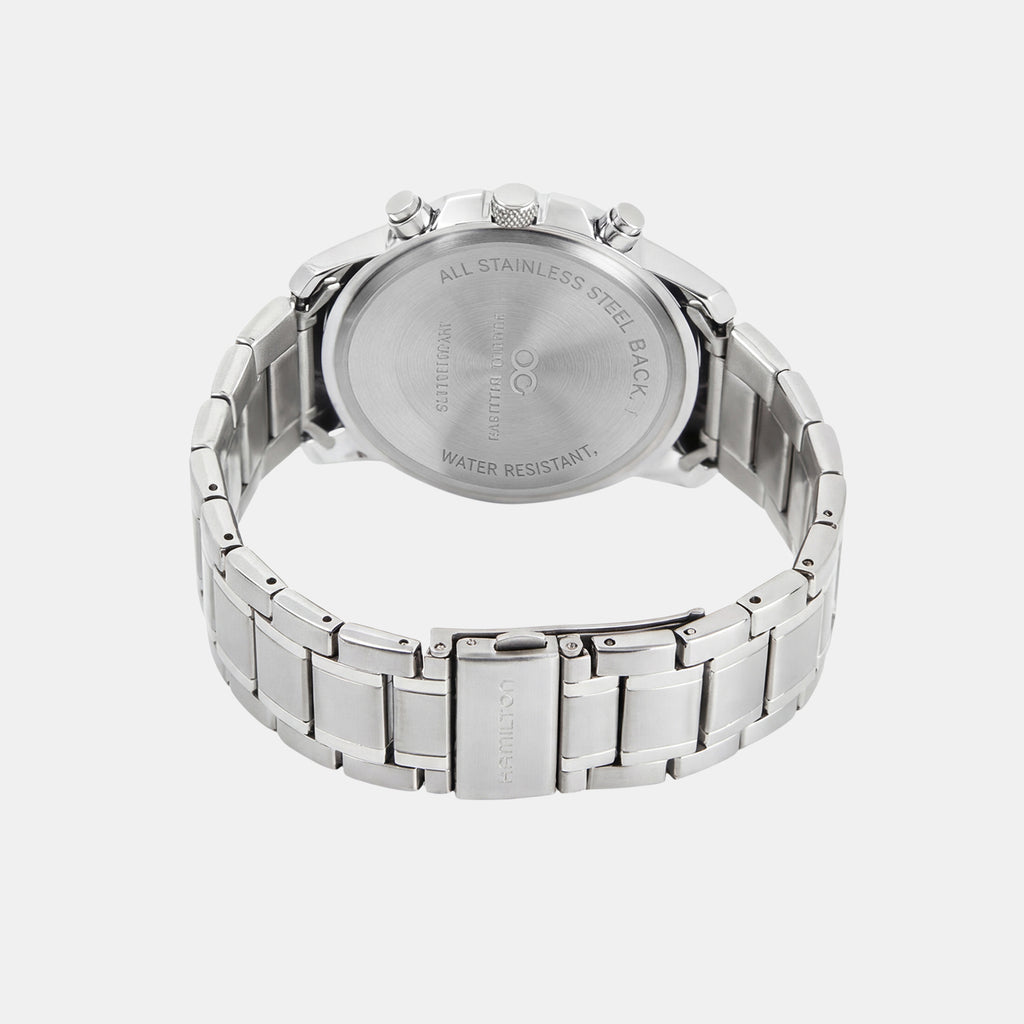 Men Quartz Blue Dial Multi-Function Metal Watch 1009A-M0105