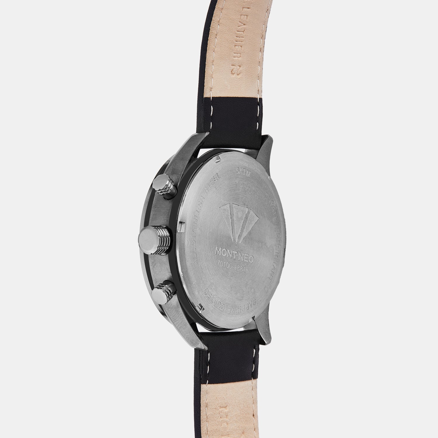 Mont Neo Men Round Gun watch