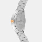Women Quartz White Mother Of Pearl Dial Analog Metal Watch 2011E-M0101