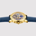 Britime Men Round Blue watch