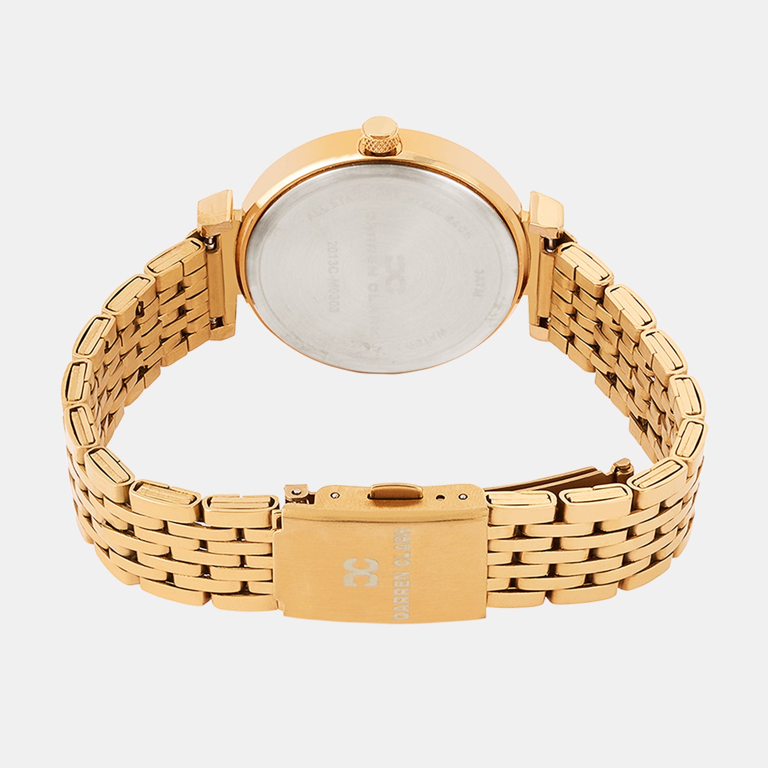 Women Quartz Silver Dial Analog Metal Watch 2013C-M0303