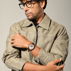 Britime Men Round Silver watch