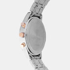 Men Quartz Silver Dial Multi-Function Metal Watch 8018M-M1303