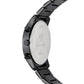 Men Quartz Analog Black Dial Metal Watch 8015C-M4404