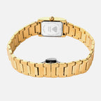 Women Quartz Gold Dial Analog Stainless Steel Watch 4001T-M2214