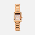 Women Quartz Gold Dial Analog Stainless Steel Watch 4001T-M3303