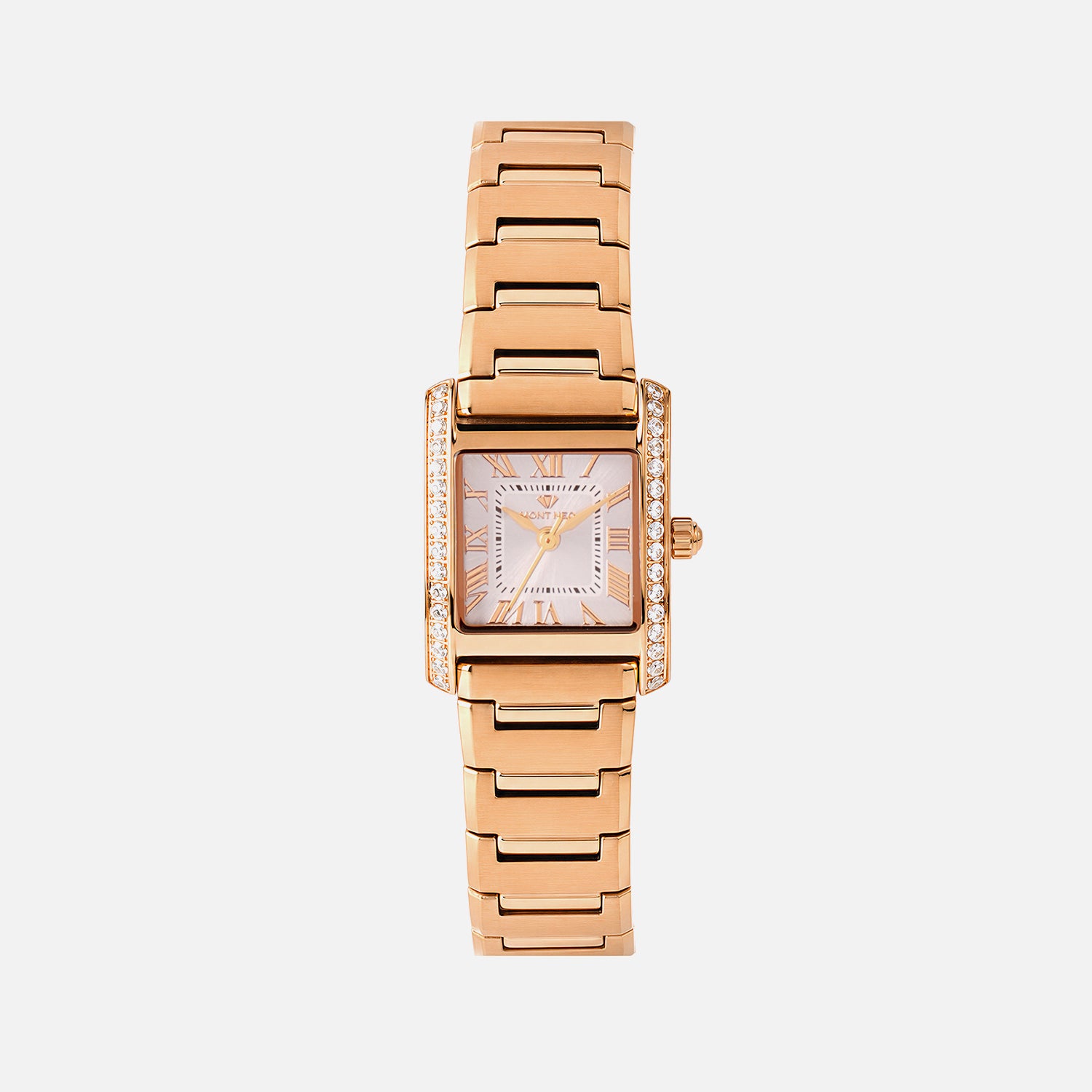 Women Quartz Gold Dial Analog Stainless Steel Watch 4001T-M3303