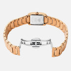 Women Quartz Gold Dial Analog Stainless Steel Watch 4001T-M3303