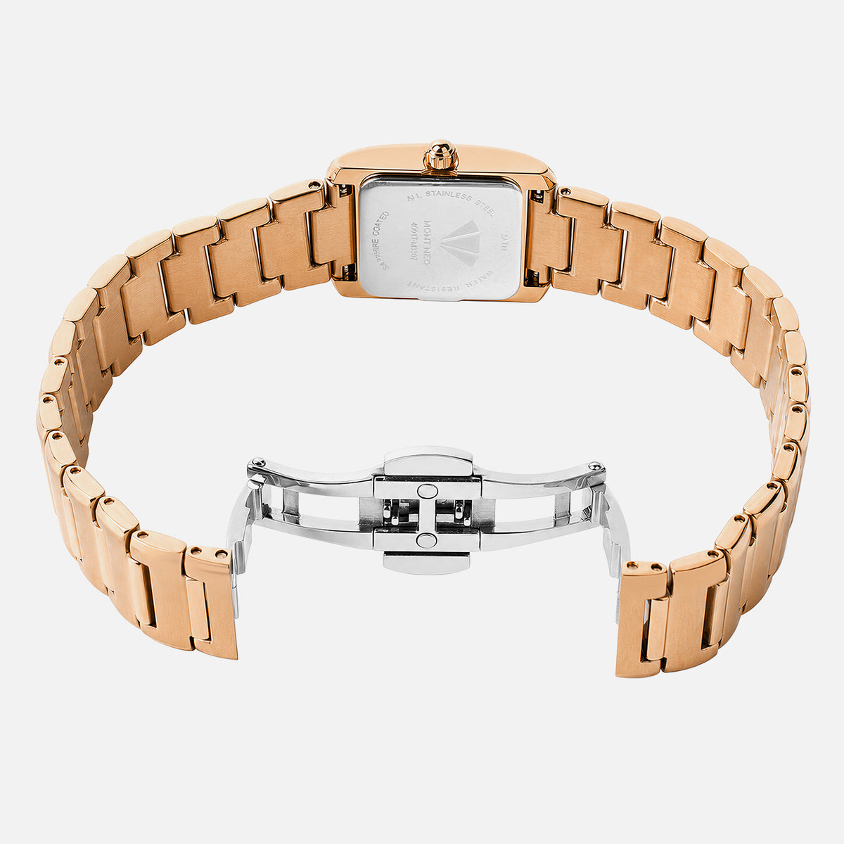 Women Quartz Gold Dial Analog Stainless Steel Watch 4001T-M3307