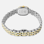 Women Quartz Gold Dial Analog Stainless Steel Watch 4004B-M1201