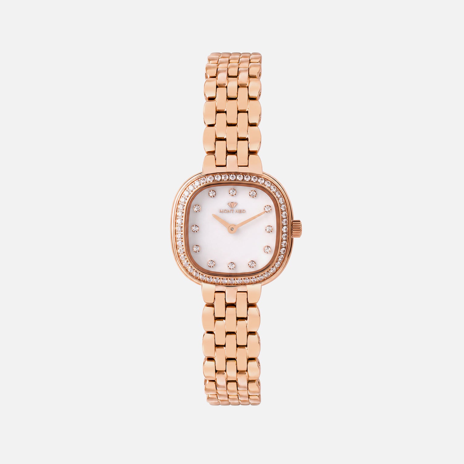 Women Quartz Silver Dial Analog Stainless Steel Watch 4004B-M3301