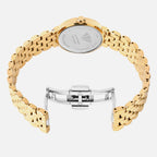 Women Quartz Silver Dial Analog Stainless Steel Watch 4005T-M2201