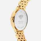 Women Quartz Pink Dial Analog Stainless Steel Watch 4005T-M2208