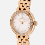 Women Quartz Silver Dial Analog Stainless Steel Watch 4005T-M3301