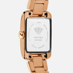 Women Quartz Rose Gold Dial Analog Stainless Steel Watch 4008T-M3307