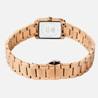 Women Quartz Rose Gold Dial Analog Stainless Steel Watch 4008T-M3307