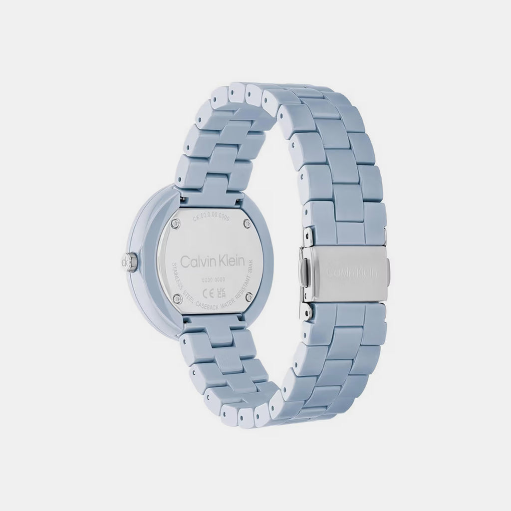 Calvin Klein Women Round Blue watch