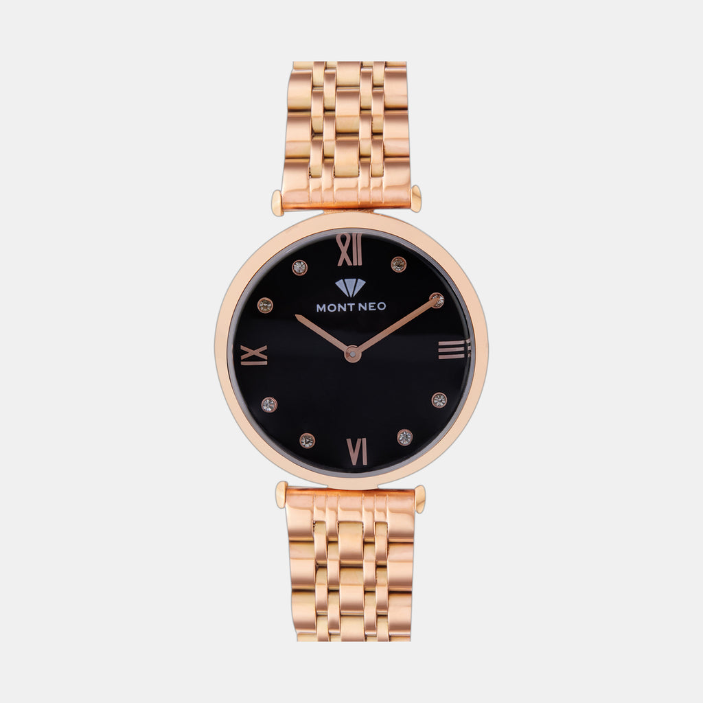 Mont Neo Round Black Analog watch