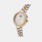 Women Quartz Grey Dial Analog Metal Watch 4505E-M1315