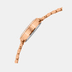 Women Quartz Blue Dial Analog Metal Watch 4505E-M3305