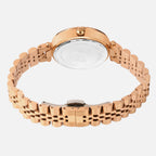 Women Quartz Brown Dial Analog Stainless Steel Watch 4505E-M3306