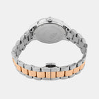 Women Quartz Grey Dial Analog Stainless Steel Watch 4506E-M1315