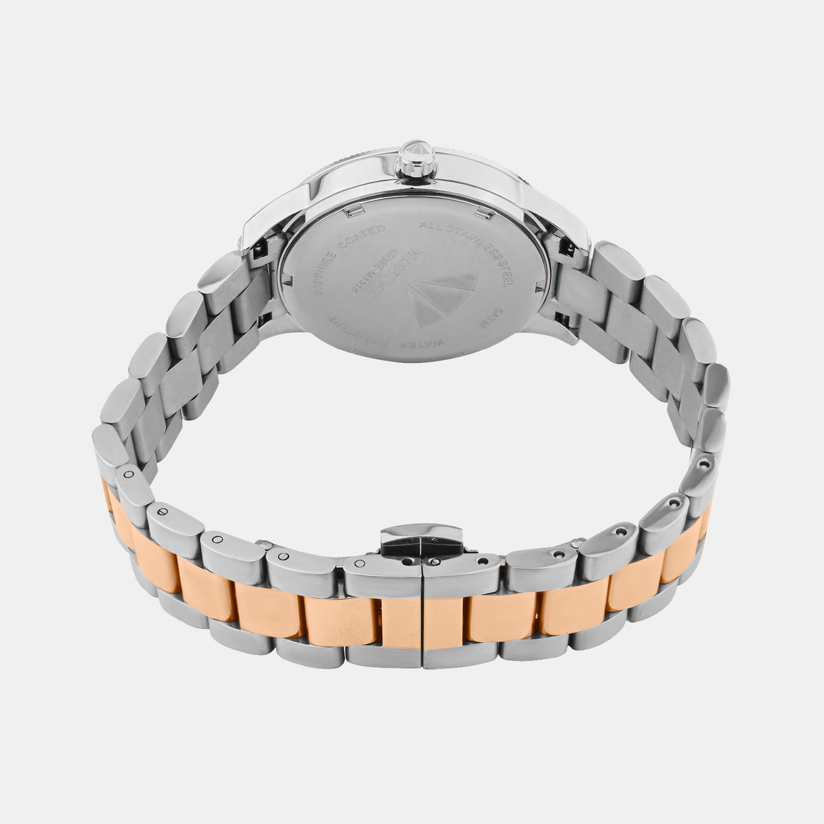 Women Quartz Grey Dial Analog Stainless Steel Watch 4506E-M1315