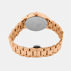 Women Quartz Silver Dial Analog Stainless Steel Watch 4506E-M3303