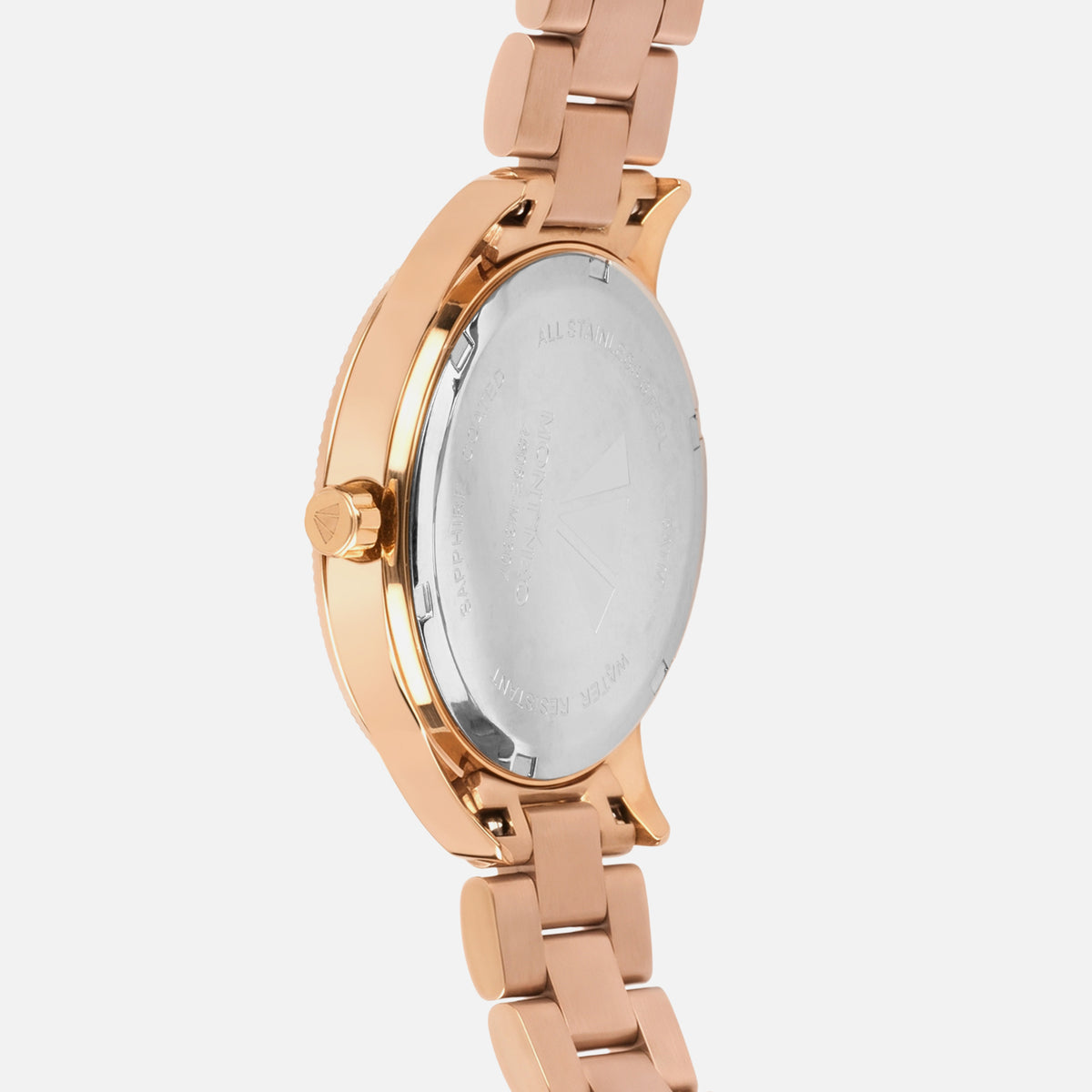 Women Quartz Rose Gold Dial Analog Stainless Steel Watch 4506E-M3307