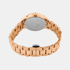 Women Quartz Rose Dial Analog Stainless Steel Watch 4506E-M3307