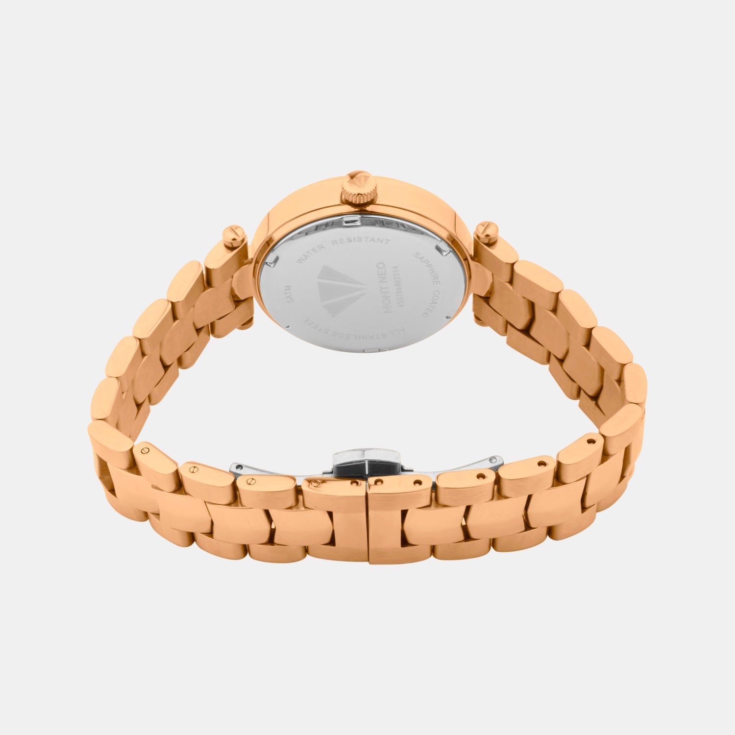 Women Quartz Green Dial Multi-Function Stainless Steel Watch 4507M-M3314