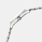 Women Quartz Mother Of Pearl Dial Analog Metal Watch 4509B-M1321