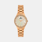 Women Quartz Silver Dial Analog Metal Watch 4509B-M3303