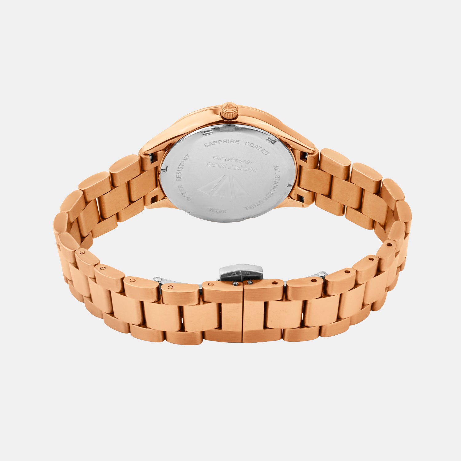 Women Quartz Silver Dial Analog Metal Watch 4509B-M3303