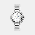 Women Quartz Silver Dial Analog Metal Watch 4510B-M1103