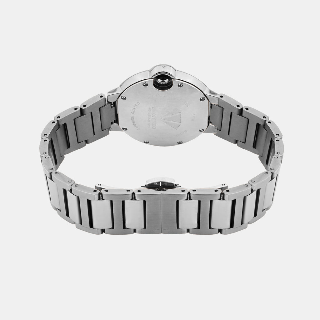 Women Quartz Silver Dial Analog Metal Watch 4510B-M1103