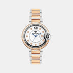 Women Quartz Silver Dial Analog Metal Watch 4510B-M1303