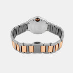 Women Quartz Silver Dial Analog Metal Watch 4510B-M1303