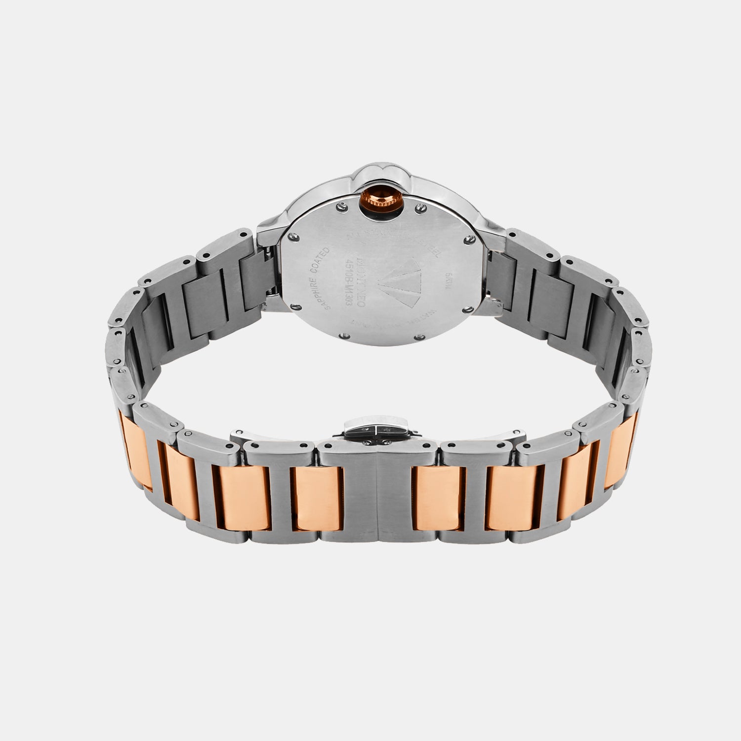 Women Quartz Silver Dial Analog Metal Watch 4510B-M1303