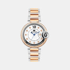 Women Quartz Silver Dial Analog Metal Watch 4510B-M1303
