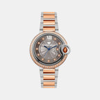 Women Quartz Grey Dial Analog Metal Watch 4510B-M1315