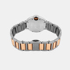 Women Quartz Grey Dial Analog Metal Watch 4510B-M1315