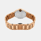 Women Quartz Brown Dial Analog Metal Watch 4510B-M3306