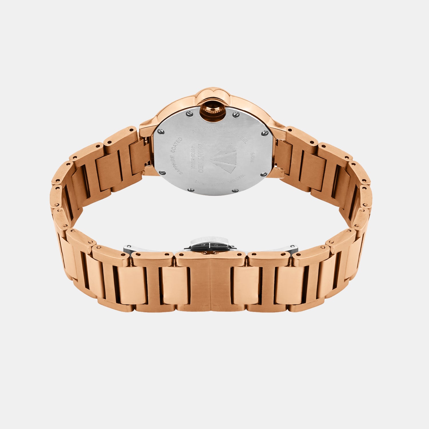 Women Quartz Brown Dial Analog Metal Watch 4510B-M3306