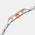 Women Quartz Mother Of Pearl Dial Multi-Function Stainless Steel Watch 4511M-M1301