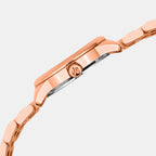 Women Quartz Mother Of Pearl Dial Multi-Function Stainless Steel Watch 4511M-M3301