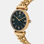 Regular Women Quartz Green Dial Analog Stainless Steel Watch 4515B-M2214