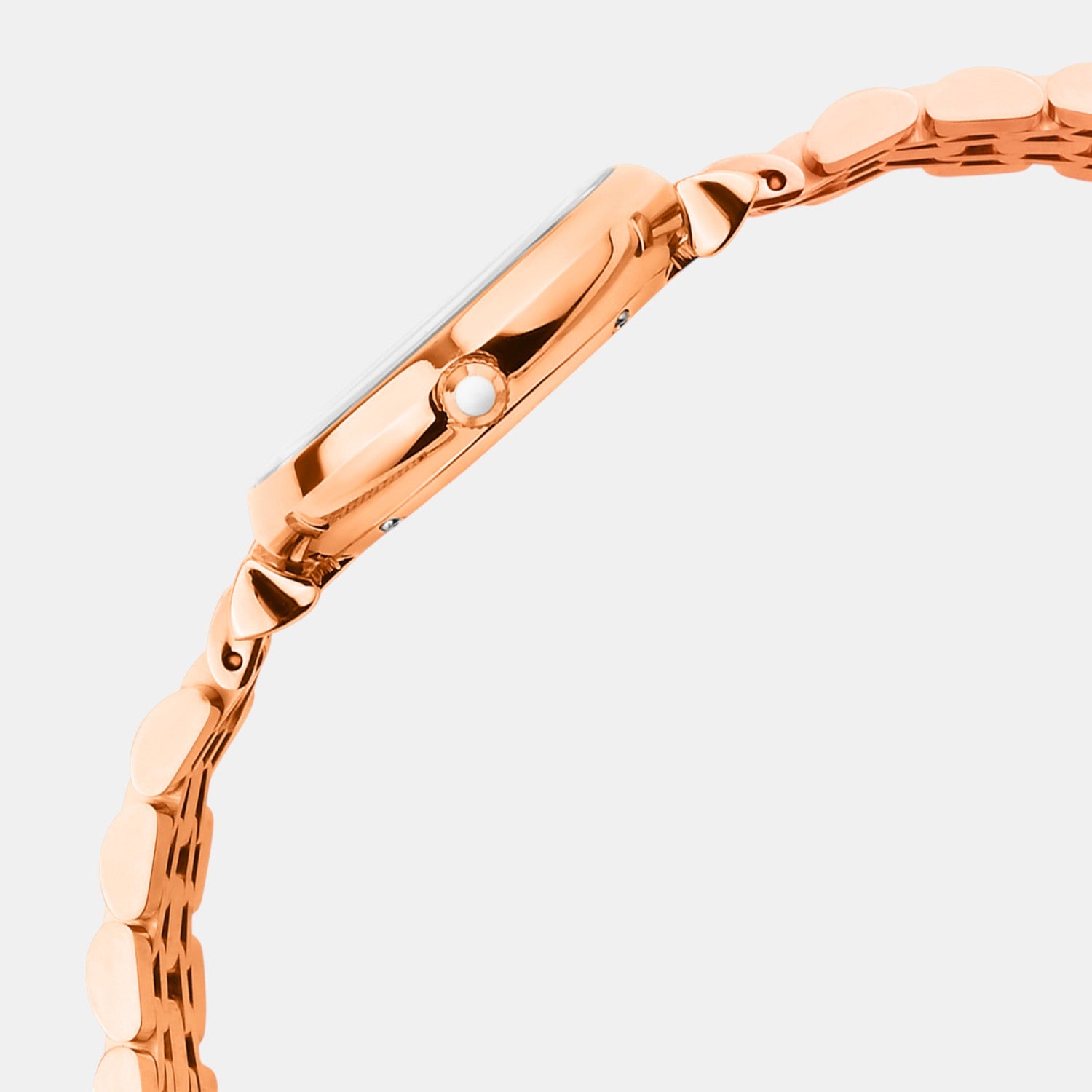 Women Quartz White Dial Analog Stainless Steel Watch 4515B-M3301