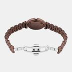 Regular Women Quartz Brown Dial Analog Stainless Steel Watch 4515B-M6006