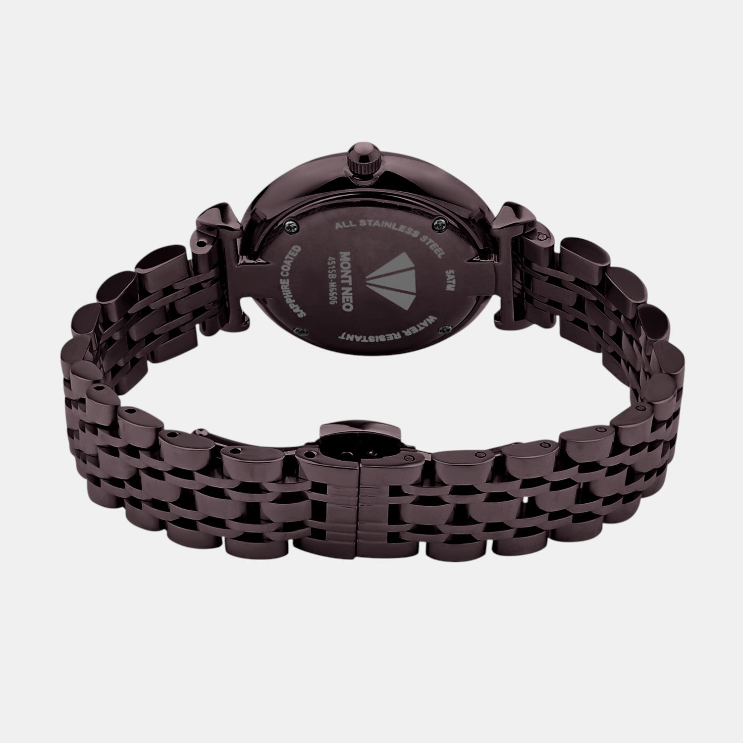 Women Quartz Brown Dial Analog Stainless Steel Watch 4515B-M6606